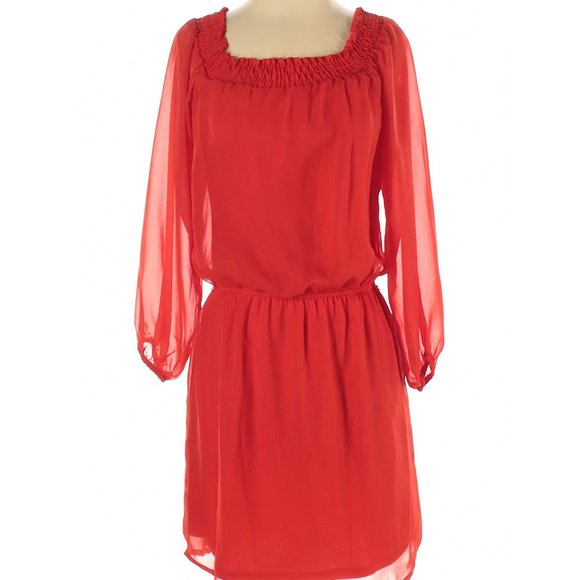 🎉HP🎉 Bebe Fiery Red Dress - Picture 2 of 3